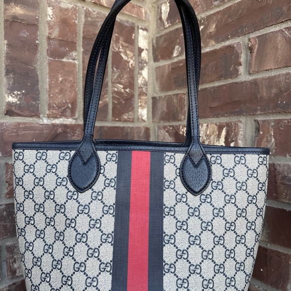 SOLD Gucci Ophidia Open Shopping Tote GG Coated Canvas Small - Picture 5 of 8